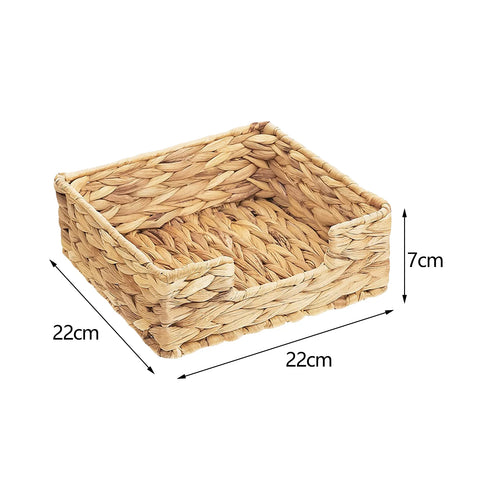 Woven Basket Toilet Paper Basket Napkin Holder Bathroom Towel Basket Organizer