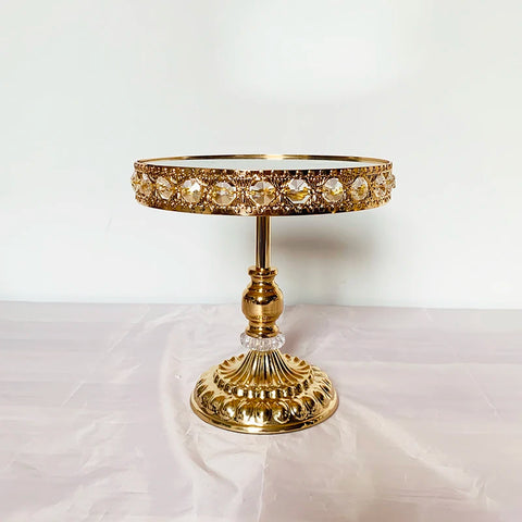 1-3pcs/lot  Cake Stand, Dessert Cupcake Pastry Candy Display Plate for Wedding Event Birthday Party, Round Metal Pedestal Holder