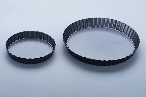 Fluted Pie Tart Pan Mold Baking Removable Bottom Nonstick Quiche Tool Rectangle Bakeware template Dishes Cake Pans GYH