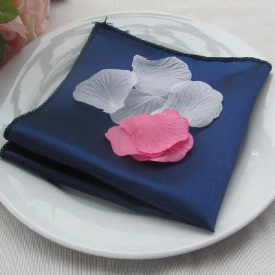 40cm*40cm 1pc dusty pink burgundy green blue gold navy silver grey black white red lilac satin table napkin