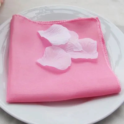 40cm*40cm 1pc dusty pink burgundy green blue gold navy silver grey black white red lilac satin table napkin