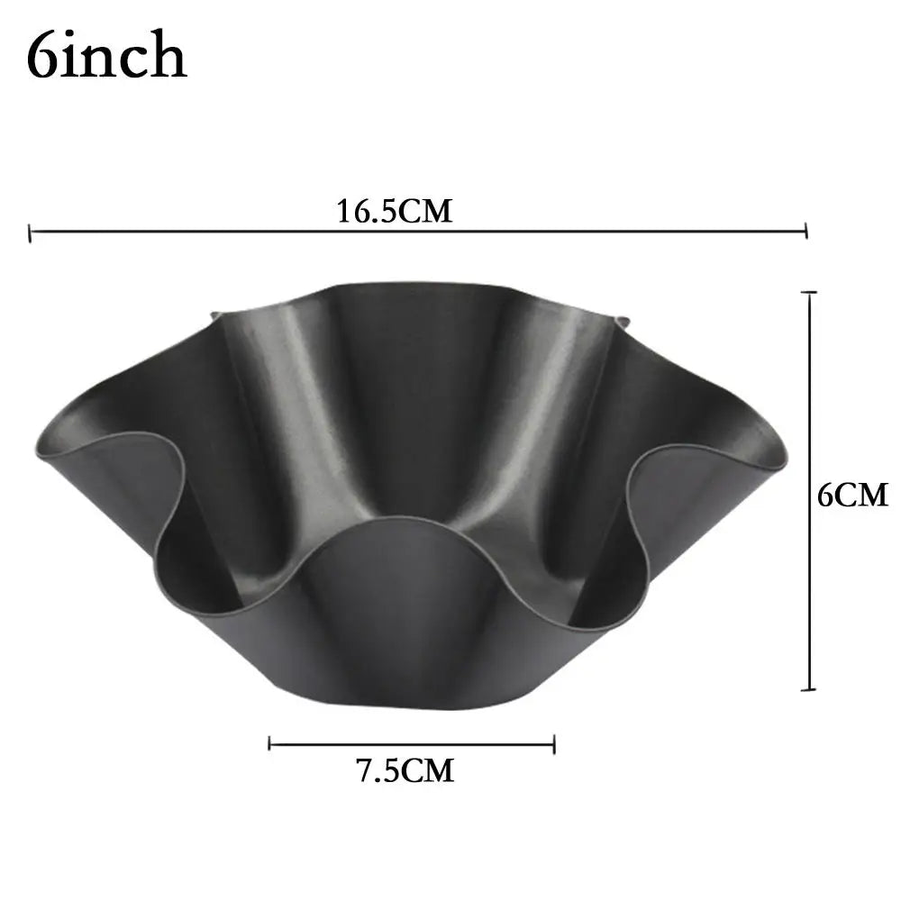 Kitchen Tortilla Pan Set Nonstick Taco Salad Bowl Baking Shell Mold Home Baking Shell Bowl Kitchen Tool Mexican Taco Shell Mold