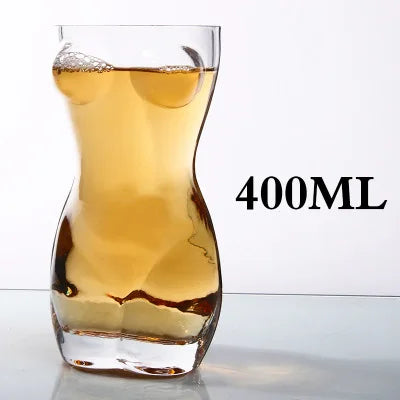 Sexy Nude Beer Steins Pilsner Glass Beer-mug Naked Men Girl Body Funny Naked Guy Wine Tumbler For Bar Cocktail Glasses Party Cup