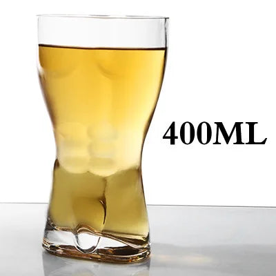 Sexy Nude Beer Steins Pilsner Glass Beer-mug Naked Men Girl Body Funny Naked Guy Wine Tumbler For Bar Cocktail Glasses Party Cup