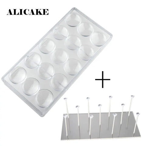 Volcano Chocolate Mold Polycarbonate Plastic for Chocolate Mould Candy Stand Set Bakery Baking Tools