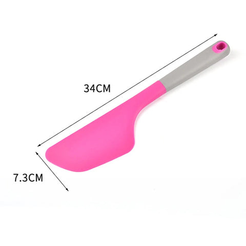 33cm Non Stick Omelette Spatula Turner Cake Cream Spatula Butter Scraper Flour Mixing Baking Tool Heat Resistant Pastry Scraper