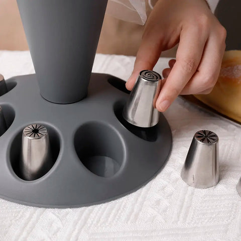 Decorative bag placement bracket auxiliary device Decorative mouth storage bracket support cream pastry making baking tool
