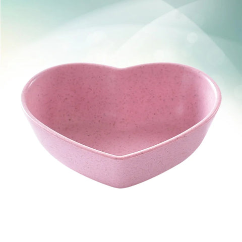 4 Pcs Sauce Dipping Bowls Appetizer Plates Condiment Dish Heart-shaped Tasting Dishes