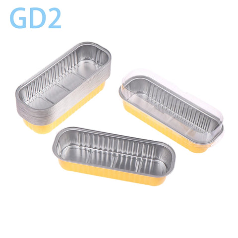 10Pcs Mini Loaf Pans With/Without Lids 6.8OZ Rectangle Aluminum Foil Baking Pans Reusable Mini Bread Containers Muffin Tins