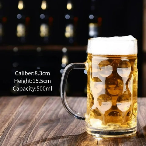 Craft Beer Cup Large Capacity Glass Draft Beer Cups Cold Drink Cup Personality Draft Beer Glasses Cups Party Bar Accessories