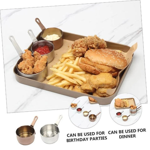 60ml Pot Gravy Stainless Steel Milk Pan, Mini Sauce Pan, Sauce Pan, Saucepan, Non-Stick Cooking Pot