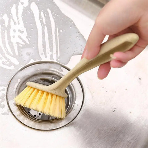 3/1pcs Kitchen Cleaning Brush Long Handle Pan Pot Brush Multifunctional Plate Bowl Dish Washing Brushes Stain Removal Tools