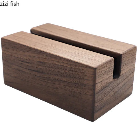 Wooden Tissue Box Rectangular Napkin Paper Towel Holder Car Tissue Holders Home Desktop Extractable Type Napkin Toilet Paper Box