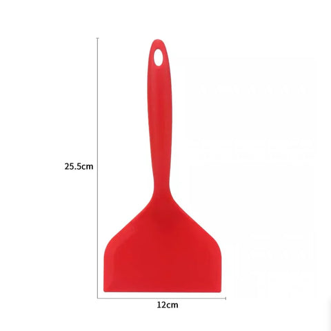 Silicone Spatula Pancakes Shovel Omelette Spatula Turner for Eggs Fish Pancake Non Stick Wide Soft Pizza Shovel Kitchen Scraper