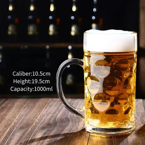 Craft Beer Cup Large Capacity Glass Draft Beer Cups Cold Drink Cup Personality Draft Beer Glasses Cups Party Bar Accessories