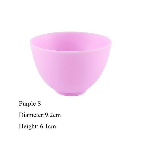 3 Sizes Odorless Anti-Drop Silicone Bowl Facial Mask Mixing Prep Measuring Salt Sauce Sugar Butter Dressing Bowl