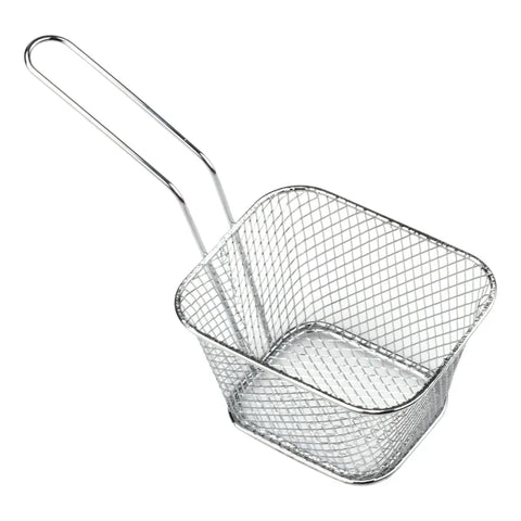 1/2/8Pcs Stainless Steel French Fries Basket Mesh Kitchen Frying Tools Colander Mini Chips Fryer Cooking Frying Basket Strainer