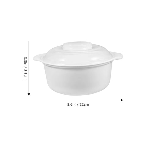 Pasta Microwave Rice Cooker Vegetable Steamer Cooking Utensils Container White Maker Travel