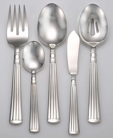 Lincoln 65-Piece 18/10 Flatware Set For 12, Includes Serving Pieces