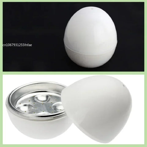 Microwave Egg Steamer Boiler Cooker 4 Eggs Capacity Easy Quick 5 Minutes Hard or Soft Boiled Kitchen Cooking Tools