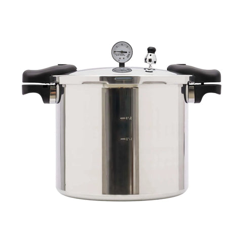 23 Quart Pressure Canner and Cooker with Pressure Gauge 10PSI Explosion Proof Safety Valve Extra-Large Size