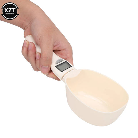 Food Measuring Scoop Electronic Food Measuring Cup Digital Spoon Scale Kitchen Food Scale with LED Display ﻿