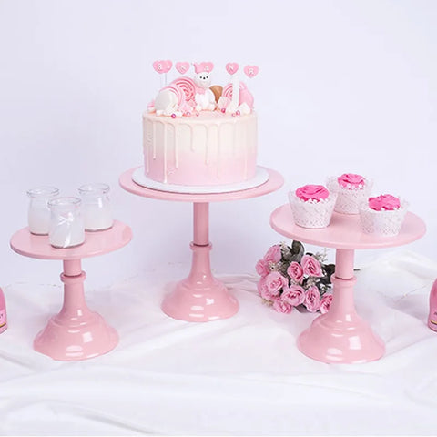 Cup Cake Stand Metal Dessert Table High Cake Tray Christmas Wedding Birthday Party Macaron Baptism Babyshower