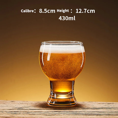 510ml Big Beer Glasses Lead-Free Crystal Glass Clear Pilsner Wheat Large  Beer Cup Super Schooner  Thick Cups for Club Bar Party