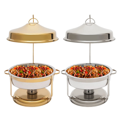 Dish Buffet Set, Stainless Steel Chafing Dishes with Top Lid&Catering food Warmers for Party/Restaurants/Hotels