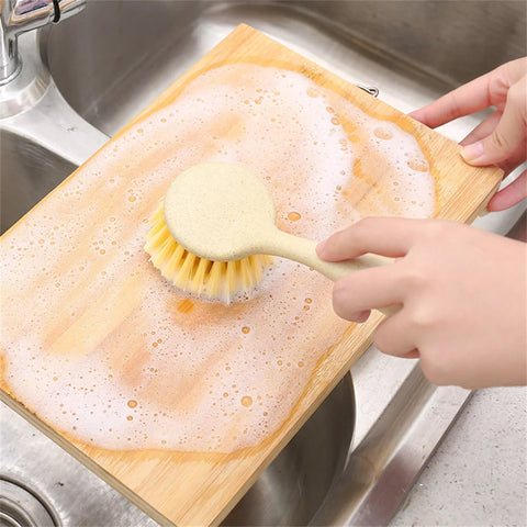 3/1pcs Kitchen Cleaning Brush Long Handle Pan Pot Brush Multifunctional Plate Bowl Dish Washing Brushes Stain Removal Tools