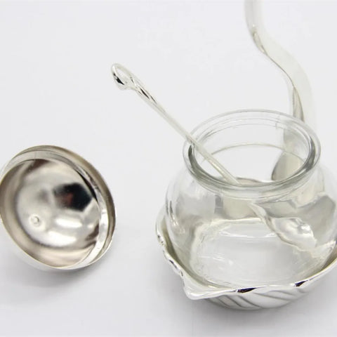 stainless steel swan sugar dish salt and pepper bottle bowl Spice Jar Set Seasoning