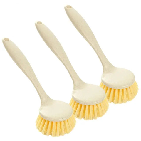 3/1pcs Kitchen Cleaning Brush Long Handle Pan Pot Brush Multifunctional Plate Bowl Dish Washing Brushes Stain Removal Tools