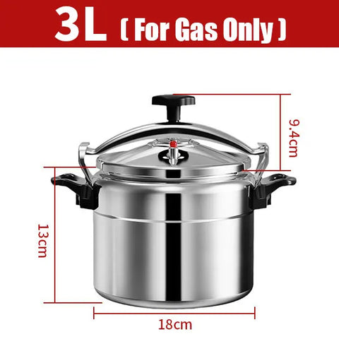 3L/5L/7L Professional Pressure Cooker Heavy-Duty Aluminum Explosion-Proof Cooking Pots for Gas Cooker Pot