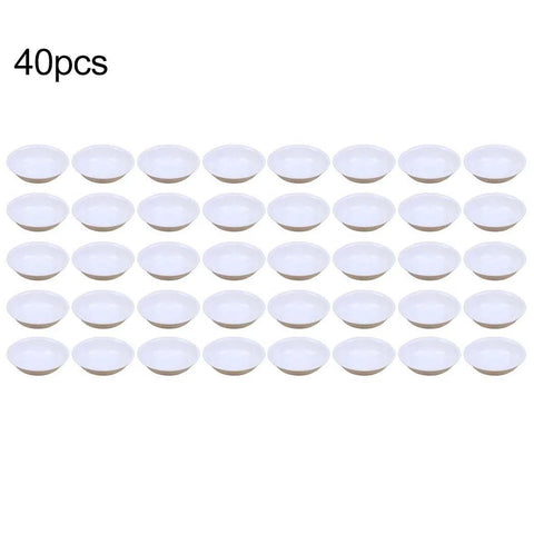 40 Pack Dip Bowls Set Dipping Sauce Bowls Mini Appetizer Plates for Seasoning Condiment Sushi Ketchup BBQ