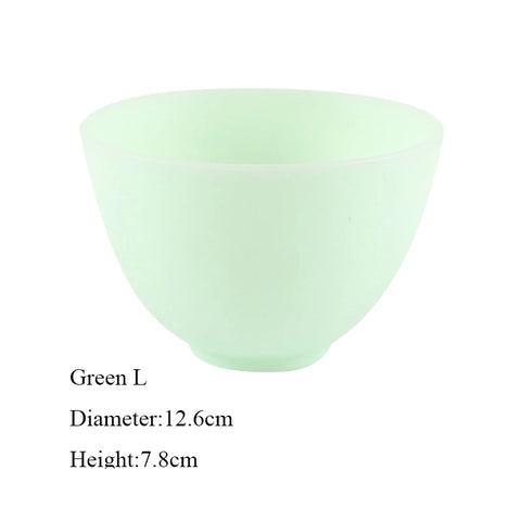 3 Sizes Odorless Anti-Drop Silicone Bowl Facial Mask Mixing Prep Measuring Salt Sauce Sugar Butter Dressing Bowl