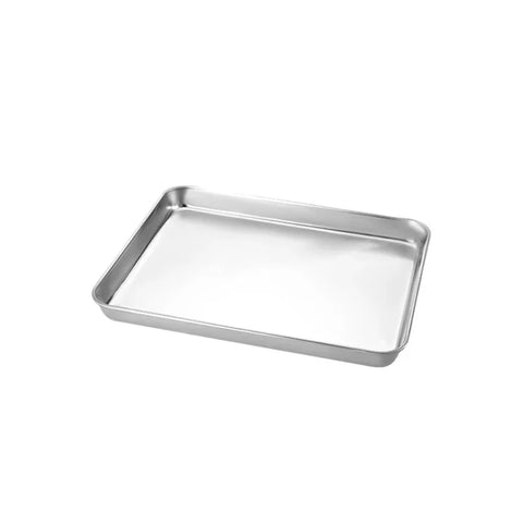 Rectangular Nonstick Pan Stainless Steel Cookie Cooking Sheet Baking Tray Steamed Sausage Dishes Fruit Grill Fish Plate Bakeware