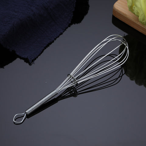 1Pcs Multifunctional Rotary Manual Egg Beater Mixer Mini Kitchen Egg Whisk Bake Tool Egg Agitator Stainless Steel Eco-Friendly