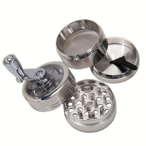 40mm Nut and Hard Spice Grinder 4-layer Tobacco Grinder for Nutmeg Ginger Rock Salt and Peppercorn Hand tools, crushers
