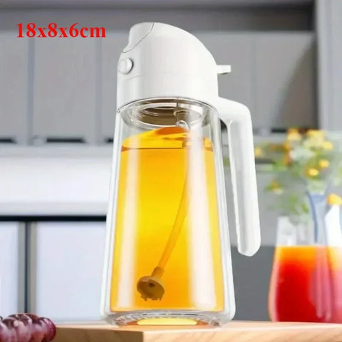 Durable Oil Bottle Soy Sauce Vinegar Sesame Oil Container Olive Oil Jar Seasoning Bottle Leak-Proof Kitchen Storage 170ML