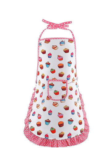 Apron for Little Girls 4/11Pcs Kids Kitchen Cooking Baking Pretend Play Set Simulation Pink Chef Baking Tool Play House Toys