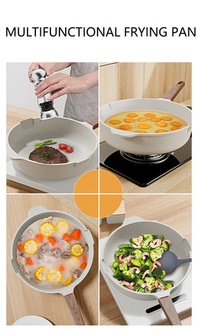 Non-Stick Pan Frying Pan Wok Pan Home Steak Skillet Pancake fried induction cooker gas stove special Saucepan Nonstick Pan