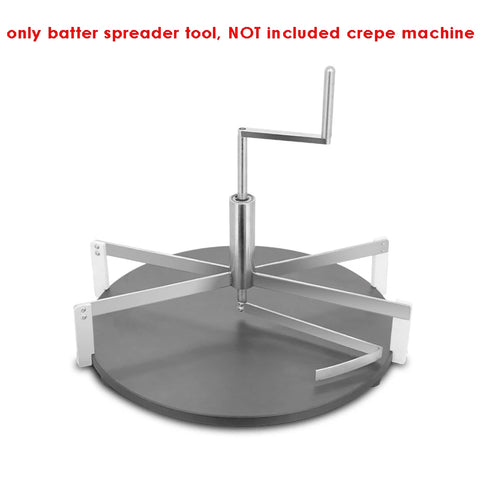 Stainless Steel Crepe Maker Pancake Burritos Taco Tortilla Batter Spreader Stick Pie Tool With 4 Stands For 40cm Crepe Machine