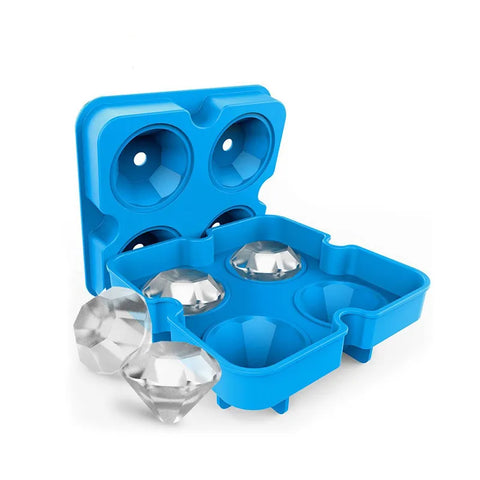 Create Unique Diamond-Shaped Ice Cubes at Home with this DIY Ice Cube Tray Mold!