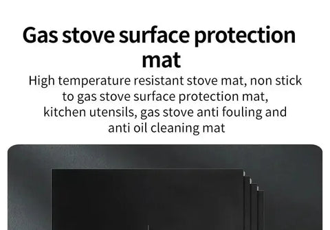 1/4Pcs Gas Stove Protector Cooker Lid Liner Cleaning Pad for Kitchen Pieces Reusable Boiler Hood Protectiv Cookware Accessories