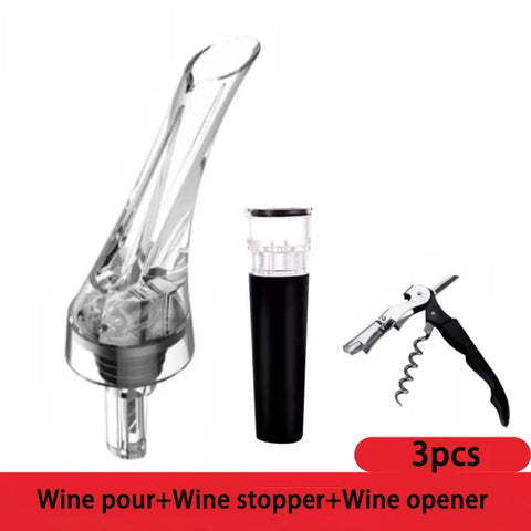 Professional Wine Decanter Pourer With Filter and Base Quick Sobering Wine Whisky Aerator Dispenser For Chrismas