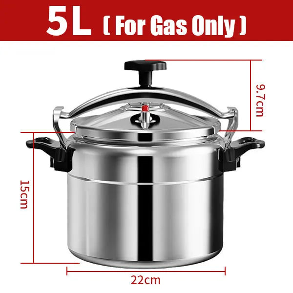 3L/5L/7L Professional Pressure Cooker Heavy-Duty Aluminum Explosion-Proof Cooking Pots for Gas Cooker Pot