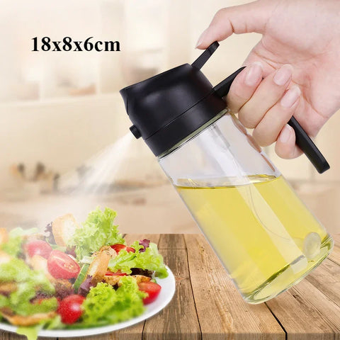 Durable Oil Bottle Soy Sauce Vinegar Sesame Oil Container Olive Oil Jar Seasoning Bottle Leak-Proof Kitchen Storage 170ML