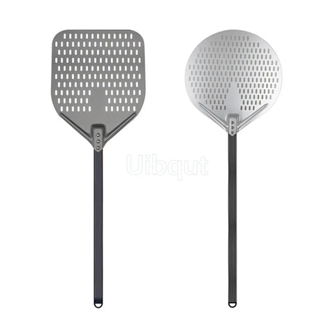 12 14 inch Big long Aluminum Pizza Shovel Peel With Long Handle Accessorie Pizza Paddle Spatula Nonstick Round Pan Baking turner