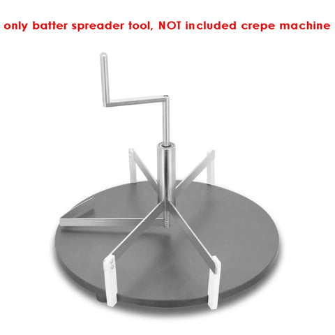 Stainless Steel Crepe Maker Pancake Burritos Taco Tortilla Batter Spreader Stick Pie Tool With 4 Stands For 40cm Crepe Machine