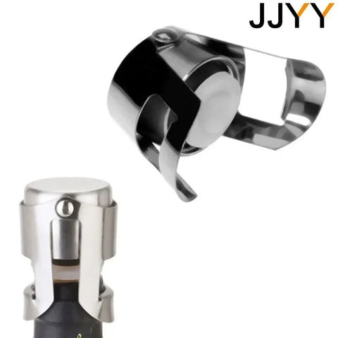 JJYY Stainless Steel Champagne Stopper Wine Beer Bottle Stopper Stainless Steel Bottle Stopper Bar Tools Fresh Leakproof